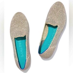 Rothy’s The Round Flats Multi Metallic Sparkling Limited Edition Loafer 8